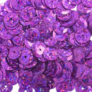 Sequins Round 6mm Aprx 1600pcs Hologram Hot Pink