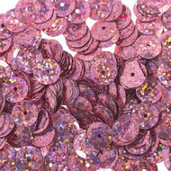 Sequins Round 10mm Aprx 450pcs Hologram Rosa