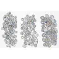 Sequins Round 6/8/10mm apx700pcs Hologram Silver