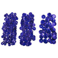 Sequins Round 6/8/10mm- Apx700pcs Holo- gram Coba.t Blue