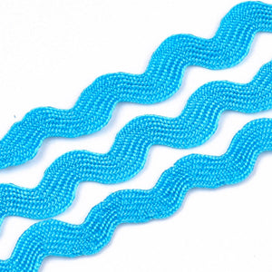 Royal Blue Ric Rac DEEP SKY BLUE RIC RAC – teribeads