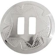 Concho Round Nickel 28mm -10pcs