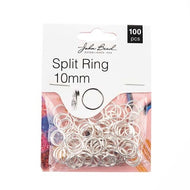 Split Ring Silver 10 nmm 100 pcs - 145