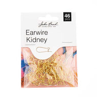 Earwire Kidney Gold 46 pcs - 152