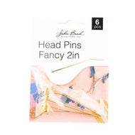 Head Pins  Fancy Gold 2in 6pcs - 173*