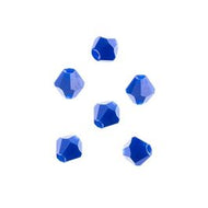 Crystal Lane 4mm Bicone 2-Strand 7in – Opaque Dark Sapphire