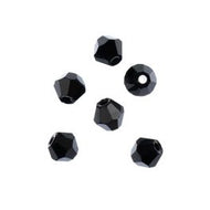 Crystal Lane 4mm Bicone 2-Strand 7in – Opaque Black
