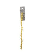 Crystal Lane DIY Cat Eye Round Beads 7in Strand 8mm 22pcs Gold