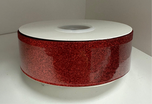 Red Sparkle Ribbon (50 yard roll)