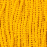 Size 11 Hank - Opaque Yellow (Y03)