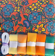 Jackie Traverse--OF01-ORANGE Ribbon Skirt Kit