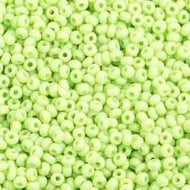 Size 10 Seed Beads - Opaque Pale Green  (G05)