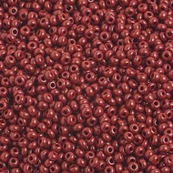 Size 10 Seed Beads - Opaque Medium Brown (BR07)