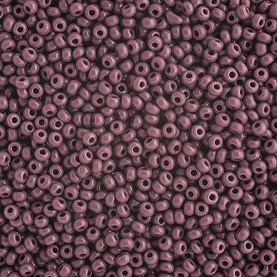 50 gram Size 10 Opaque Dark Mauve
