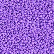 Size 10 Seed Beads - Opaque Dyed Violet (P04)