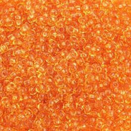 Size 10 Seed Beads - Transparent Topaz