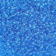 Size 10 Seed Beads - Transparent Medium Aqua  (B33)