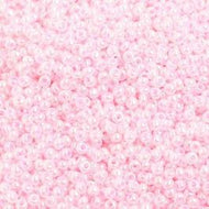 Size 10 Seed Beads - Pearl Dyed Pearl Pink (PK14)