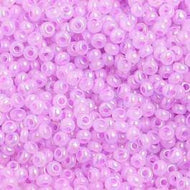 Size 10 Seed Beads - Dyed Iris Violet (P20)