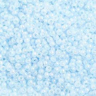 Size 10 Seed Beads - Dyed Iris Blue (B05)