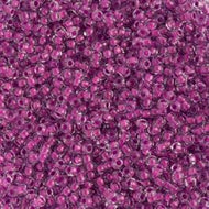 Size 10 Seed Beads - Crystal Neon Purple (P03)