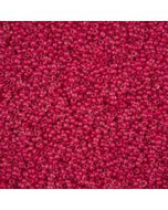 Size 10 Seed Beads - Crystal Colorlined Terra Rose (PK18)