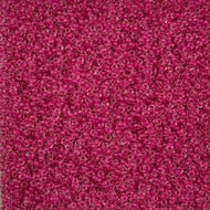 Size 10 Seed Beads - Crystal Colorlined Terra Pink (PK19)
