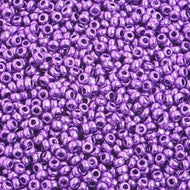 Size 10 Seed Beads - Metallic Purple (P02)