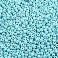 Size 10 Seed Beads - Turquoise AB (B23)