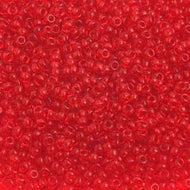 Size 10 Seed Beads - Transparent Light Red (R04)