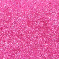 Size 10 Seed Beads - Crystal Fuchsia (PK21)