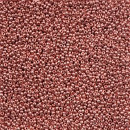 Size 10 Seed Beads - Metallic Pink Solgel (PK17)