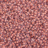 Size 10 Seed Beads - Colorlined Brown (BR09)