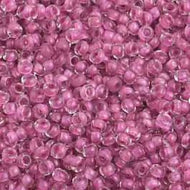 Size 10 Seed Beads - C/L Dark Fuchsia (PK10)