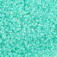 Size 10 Seed Beads - Colorlined Mint Terra  (G20)
