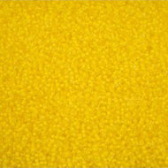 Size 11 Seed Beads - Crystal C/L Terra Instensive Yellow (Y10) - 25g Bag