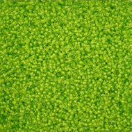 Size 11 Seed Beads - Crystal C/L terra intensive light green (G35) - 25g Bag