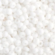 Preciosa 11/0 Seed Beads - Opaque White - 250g