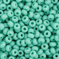 Size 11 Seed Beads - Opaque Turquoise (G01) - 25g Bag