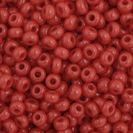 Preciosa 11/0 Seed Beads - Opaque Dark Red - 250g