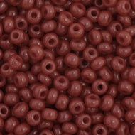 Size 11 Seed Beads - Opaque Cranberry (R07) - 25g Bag