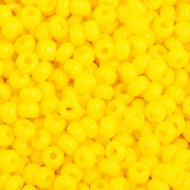 Preciosa 11/0 Seed Beads - Opaque Lemon Yellow - 250g