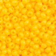 Preciosa 11/0 Seed Beads - Opaque Golden Yellow - 250g