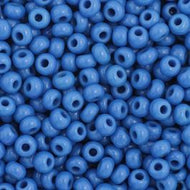 Preciosa 11/0 Seed Beads - Opaque Medium Blue - 250g
