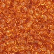 Size 11 Seed Beads - Transparent Topaz (BR19)- 25g Bag
