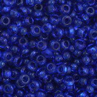 Size 11 Seed Beads - Transparent Navy Blue (B27) - 25g Bag
