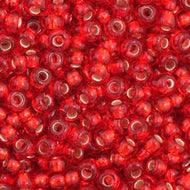 Size 11 Seed Beads - S/L Light Red (R02) - 25g Bag