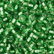 Size 11 Seed Beads - S/l Lime Green (G19) - 25g Bag