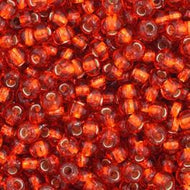 Size 11 Seed Beads - S/L Orange (O06) - 25g Bag