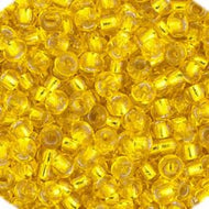 Size 11 Seed Beads - S/L Yellow (Y06)- 25g Bag